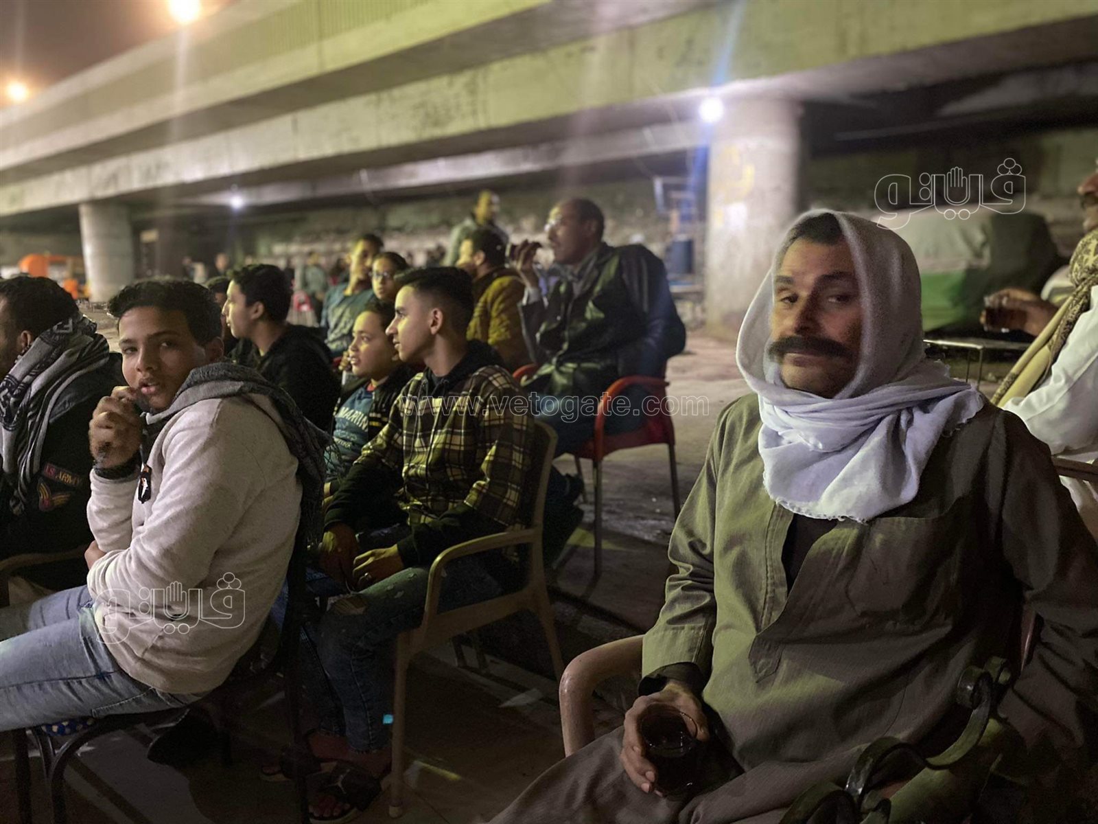 قهاوي المرج كاملة العدد خلال مباراة مصر ونيجيريا (4)