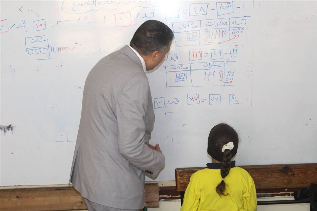 جولة وكيل أول وزارة التربية والتعليم بمحافظة الجيزة