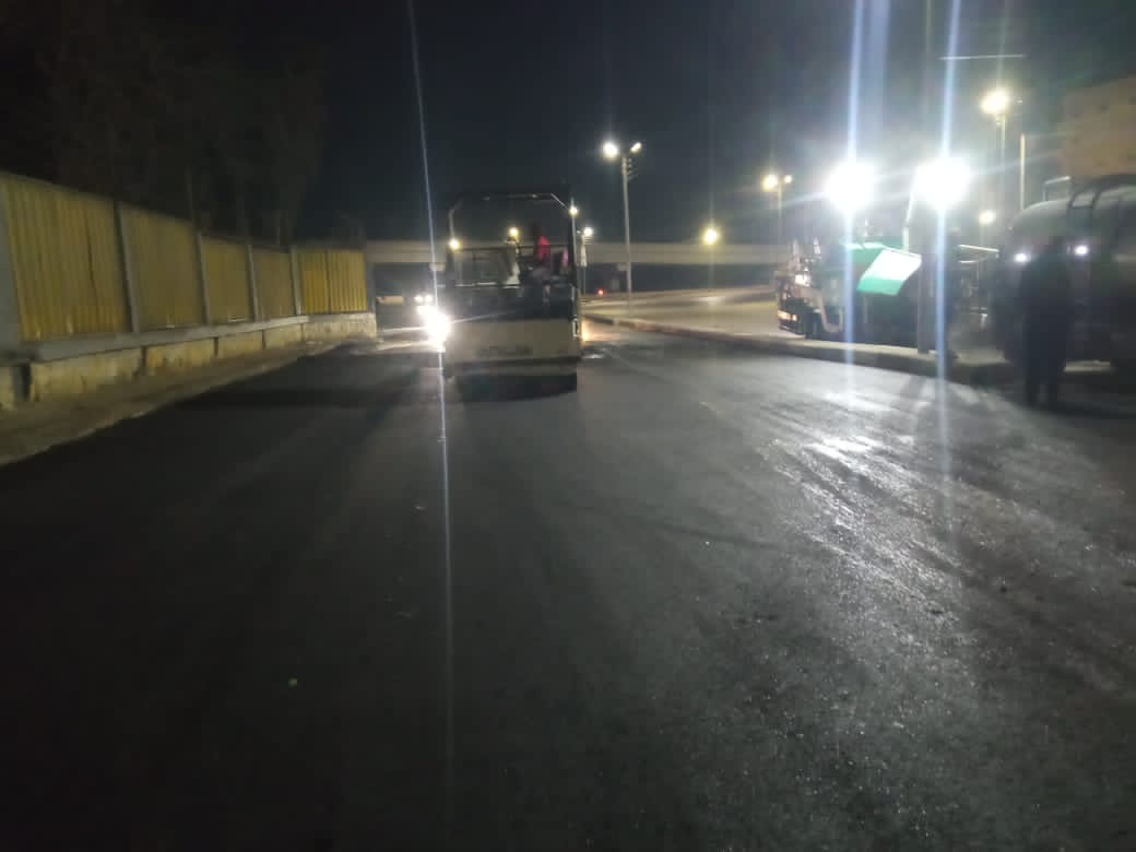 جانب من أعمال الرصف، فيتو