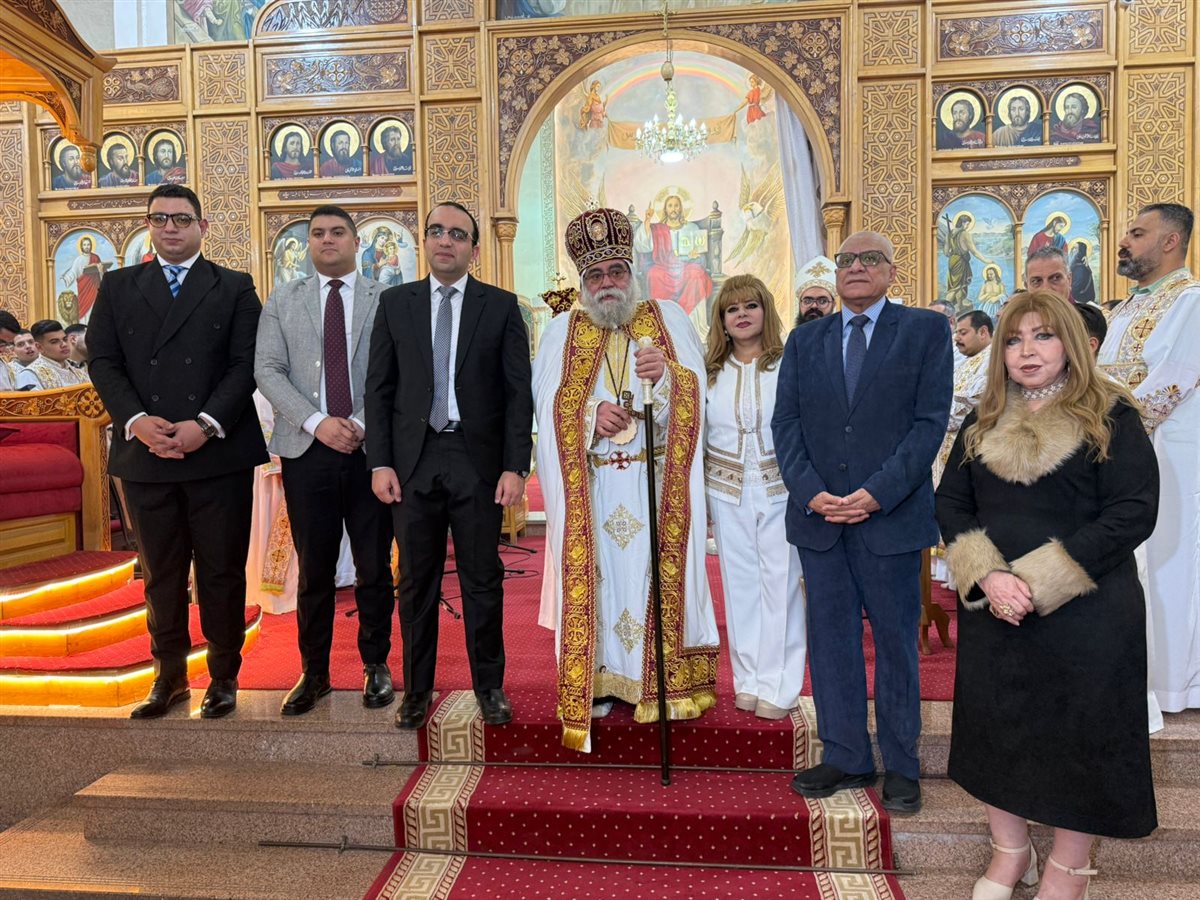 جانب من مراسم القداس،فيتو