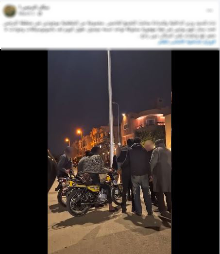 ضبط مرتكبي واقعة قيادة دراجتين ناريتين بشكل استعراضي بالتجمع الخامس، فيتو