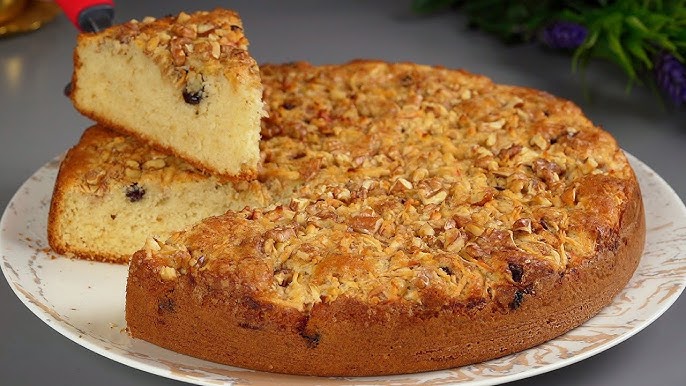 طريقة عمل كيكة التفاح