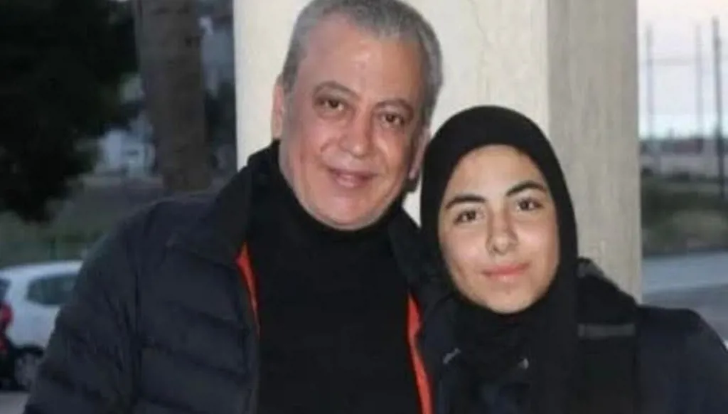الممثل علي يونس وابنته سيلين، فيتو