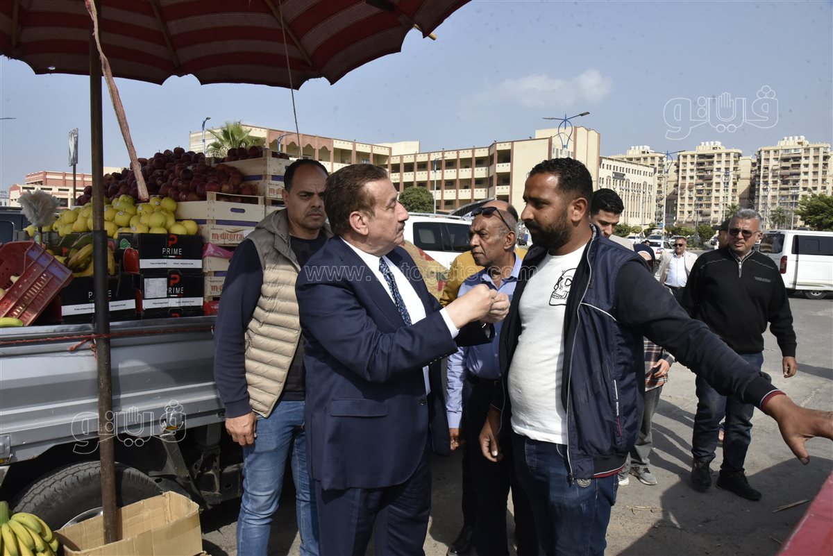 محافظ بورسعيد يتابع ازالة الاشغالات، ڤيتو