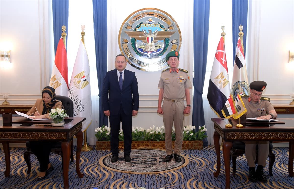 الكلية العسكرية التكنولوجية توقع بروتوكول تعاون مع أكاديمية البحث العلمي والتكنولوجيا