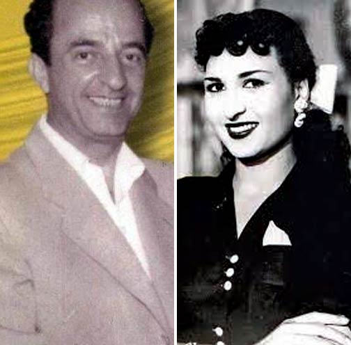 نعيمة عاكف وأول أزواجها حسين فوزى