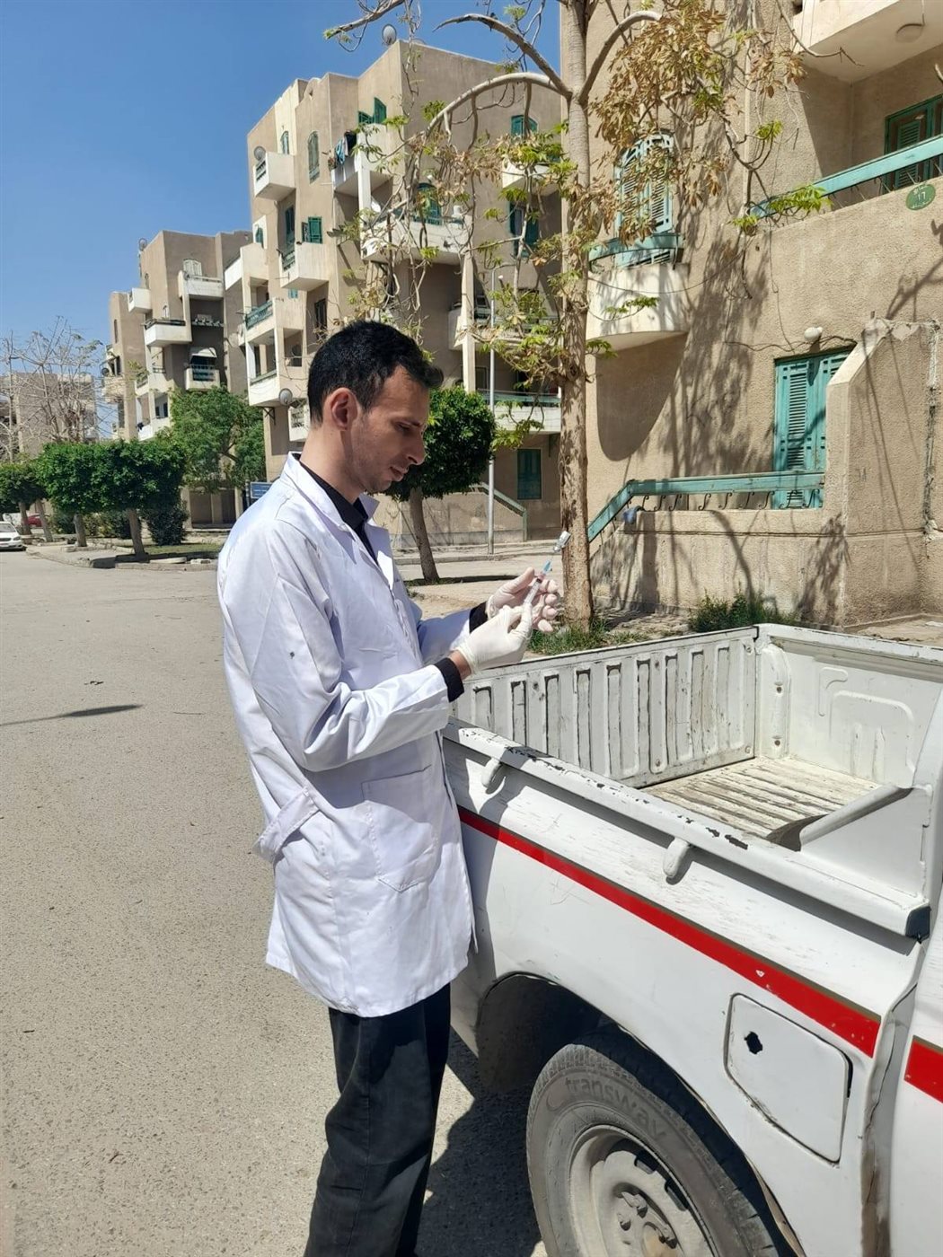 حملة لتحصين الكلاب للوقاية من السُعار ببني سويف