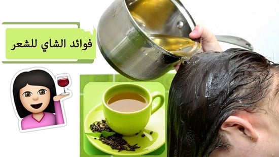 الشاي غسول للشعر