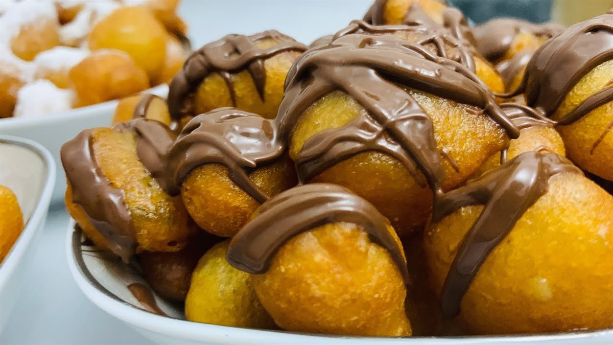 طريقة عمل الزلابية بالنوتيلا