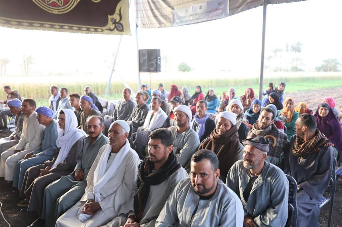 محافظ المنيا يكرّم مزارعي القمح ببني حكم في سمالوط