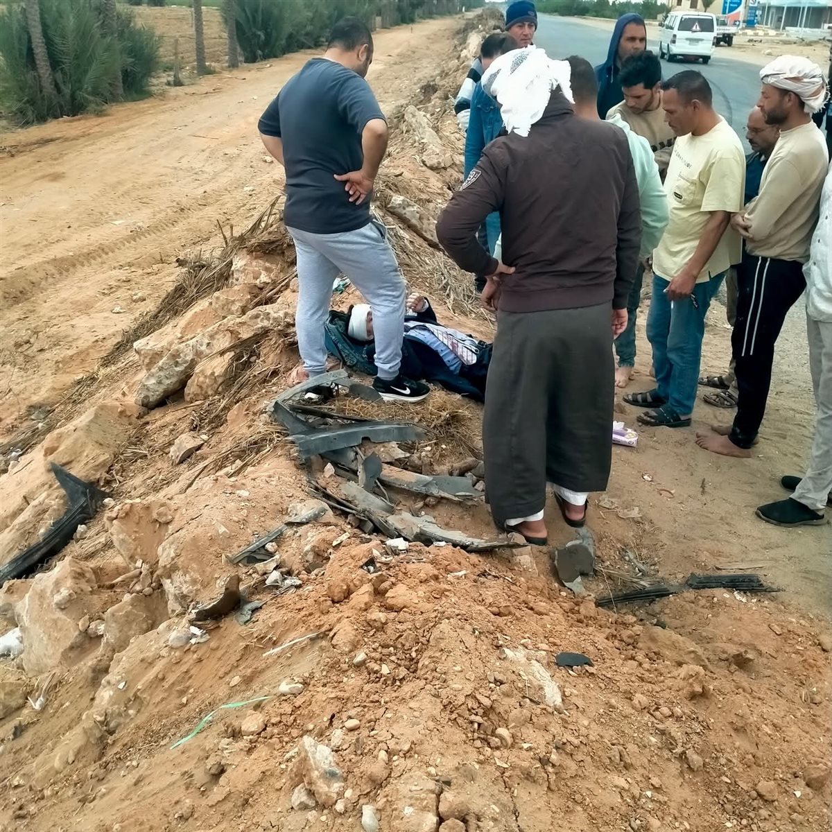 جانب من الحادث، فيتو