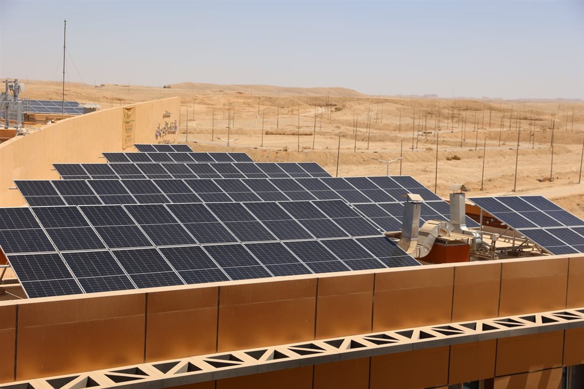 مشروع الطاقة الشمسية بمستشفى أورام الأقصر