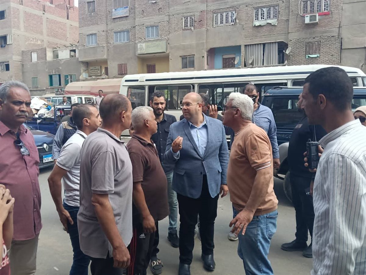 نائب محافظ الجيزة يتفقد أعمال تطوير طرق كرداسة وأوسيم