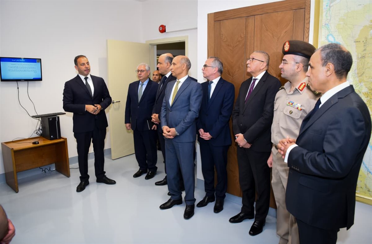 عبد العاطى يفتتح غرفة حفظ الوثائق المؤمنة بمقر وزارة الخارجية