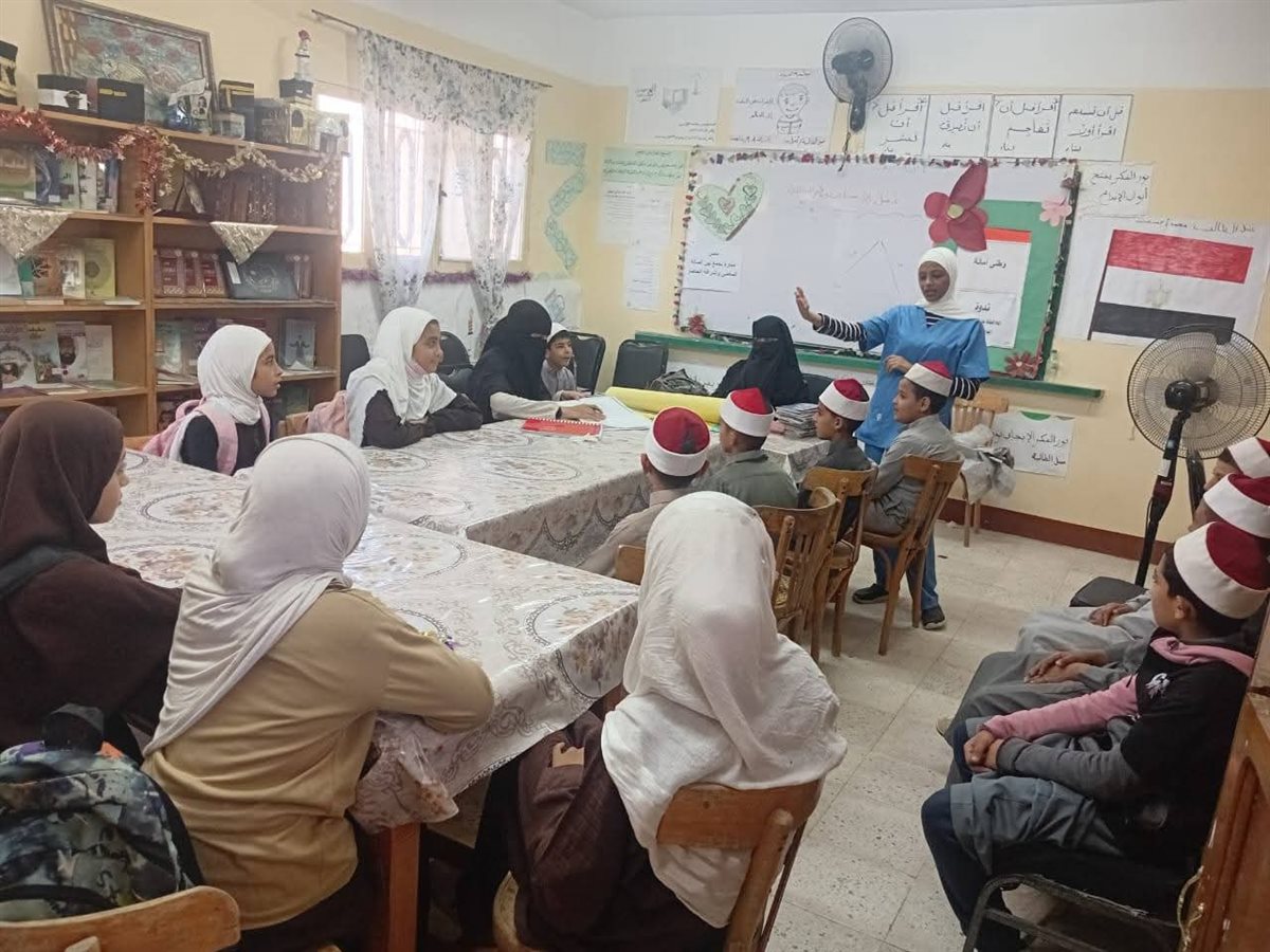 جانب من حملات التوعية بأهمية التطعيمات، بالإسماعيلية،فيتو
