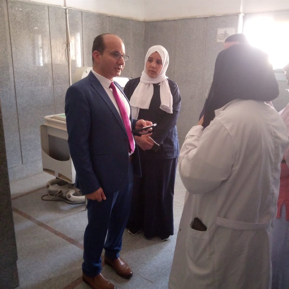 مدير مديرية الصحة بالدقهلية يفاجئ وحدة