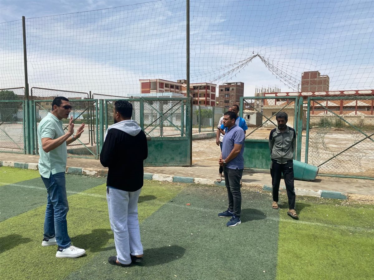 جوهر نبيل يفاجئ مراكز شباب السويس بجولة ميدانية لمتابعة سير العمل