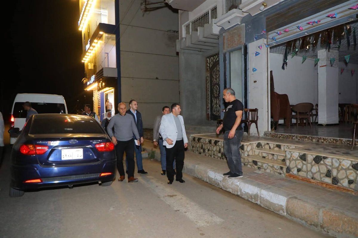 محافظ دمياط، جولة مسائية&nbsp;
