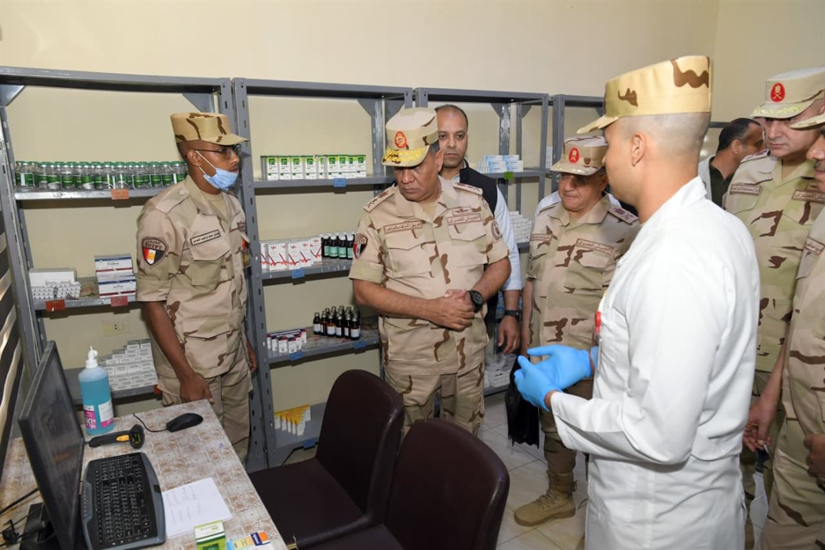 وزير الدفاع يتفقد إحدى وحدات التدريب الأساسى بالقوات المسلحة&nbsp;
