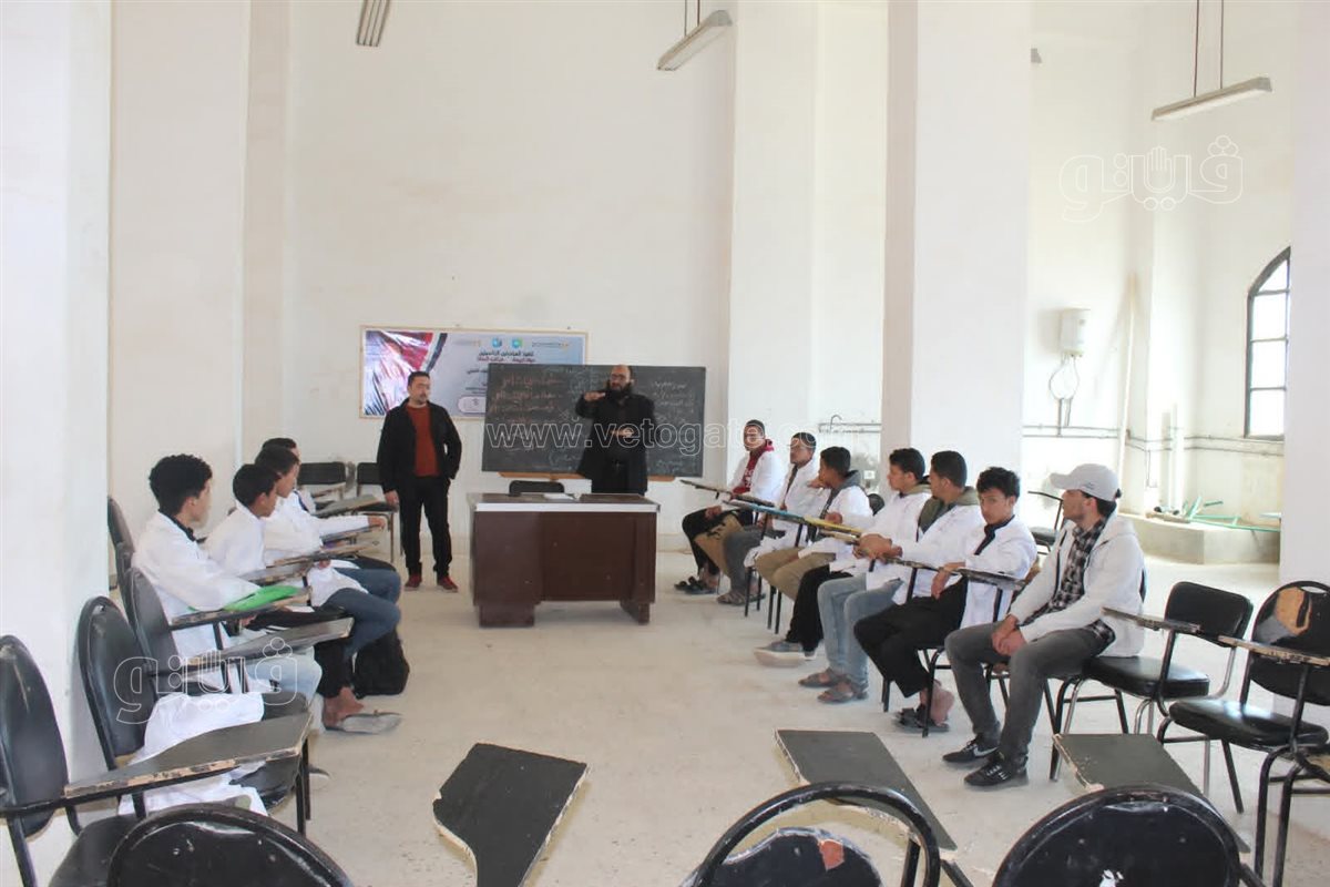 نائب المحافظ يحضر برنامج تدريب في أعمال السباكه بمطروح