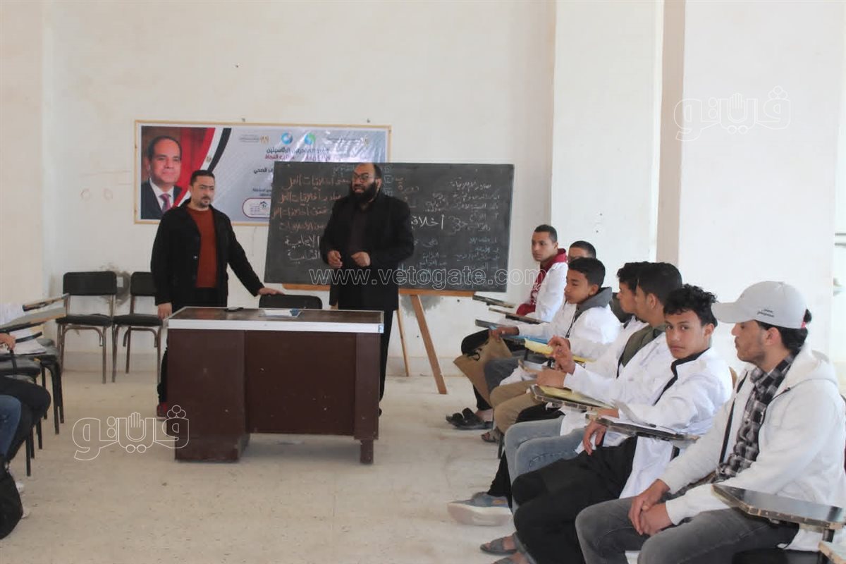 نائب المحافظ يحضر برنامج تدريب في أعمال السباكه بمطروح