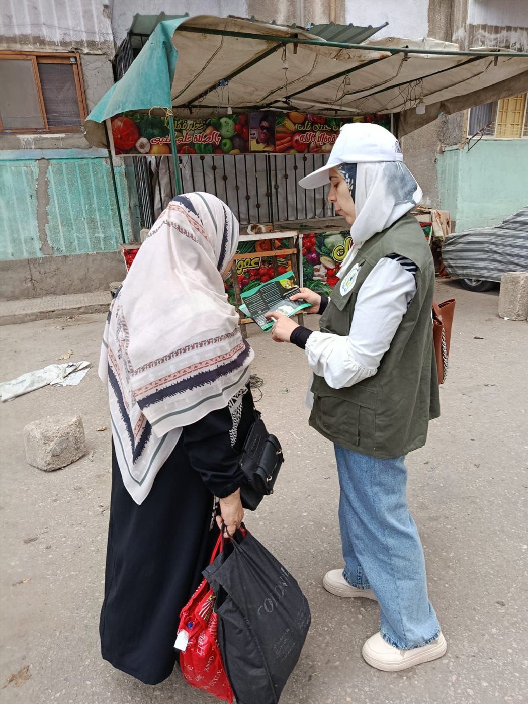 جانب من حملات التوعية، فيتو