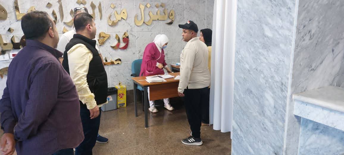جانب من جولة مدير الرعاية الصحية بمستشفى التل الكبير، فيتو