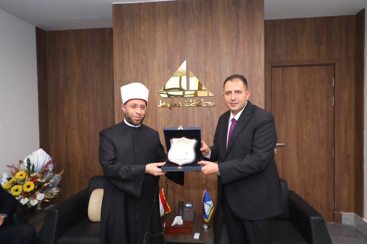 &nbsp; وزير الأوقاف في ضيافة محافظ دمياط