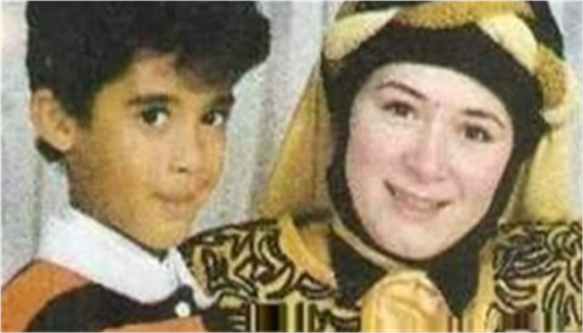 هالة فؤاد وابنها هيثم أحمد زكى