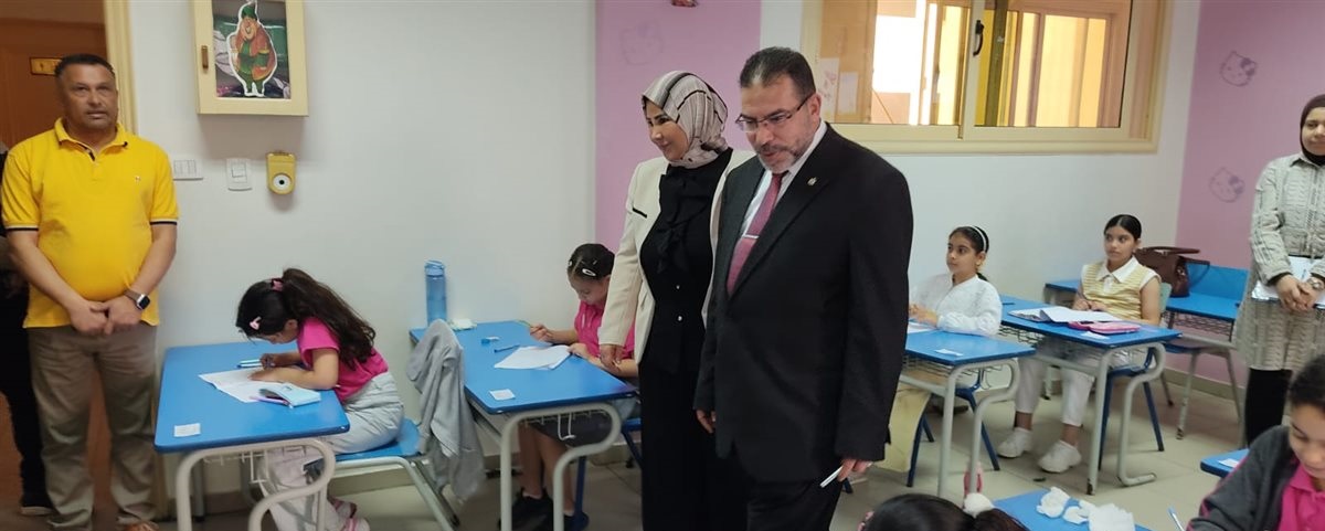 وكيل تعليم الدقهلية يتفقد لجان امتحانات المواد غير المضافة للمجموع بمدارس طلخا &nbsp;