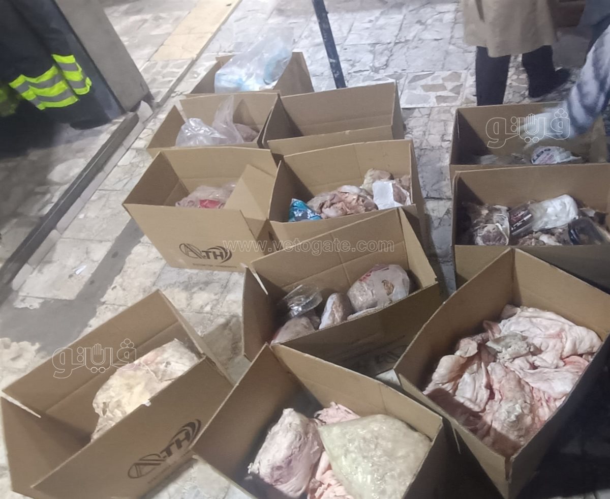 حملة تموينية تضبط لحوم فاسدة ولحوم خنزير مجمده، ڤيتو