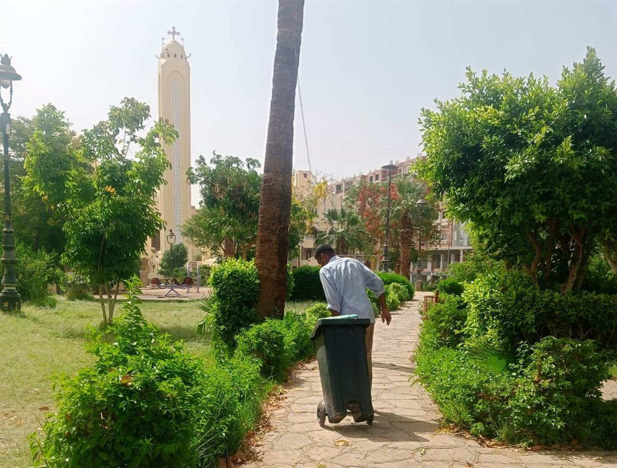 حملات مكثفة للنظافة والتجميل بأسوان