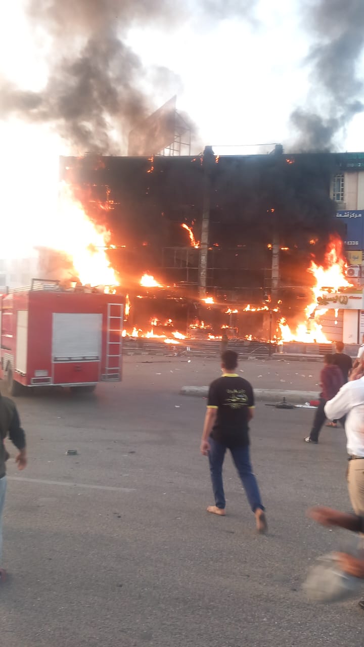 حريق بمطعم بالعبور، فيتو