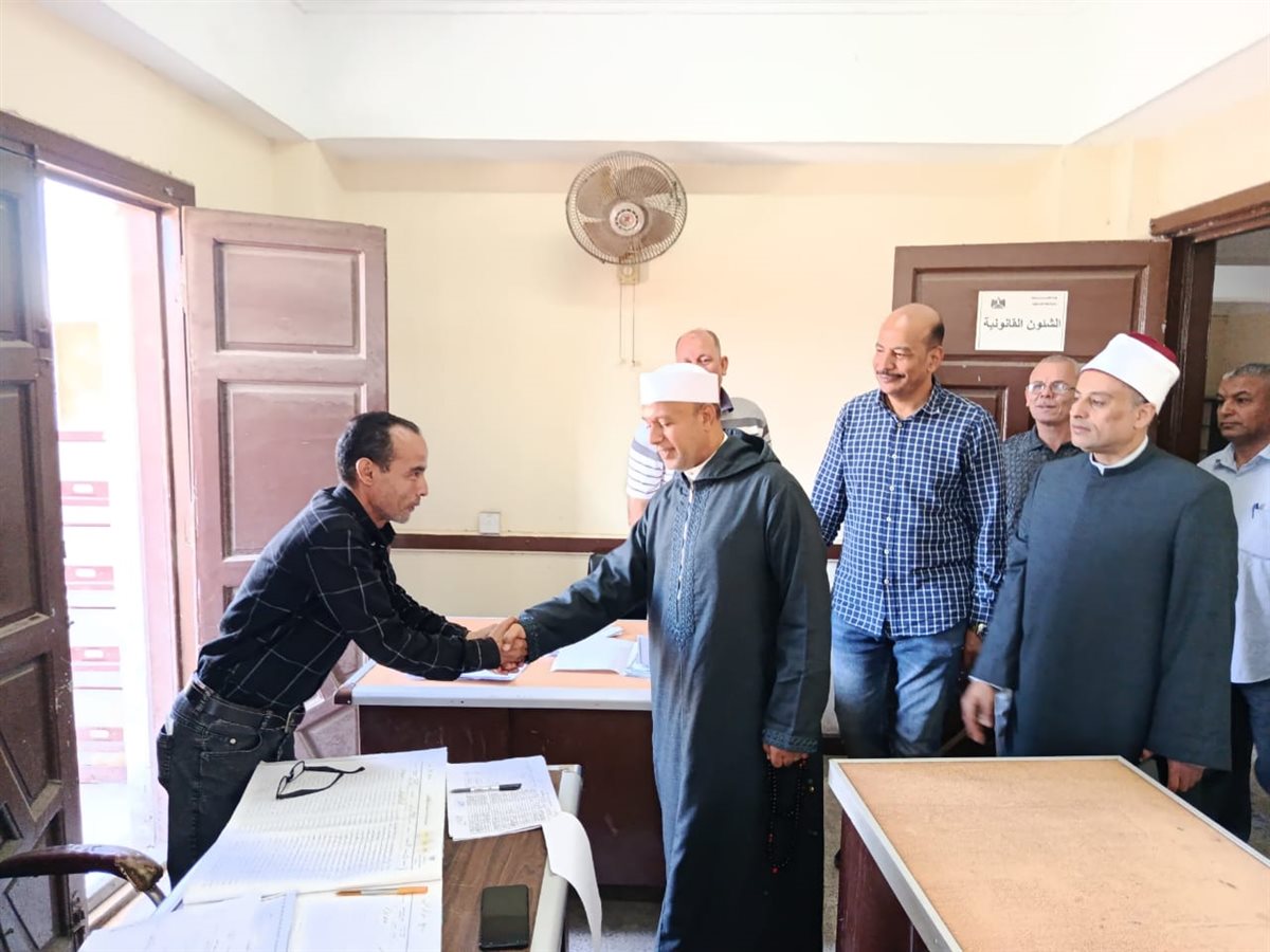 جانب من جولة وكيل وزارة الأوقاف في محافظة الإسماعيلية،فيتو