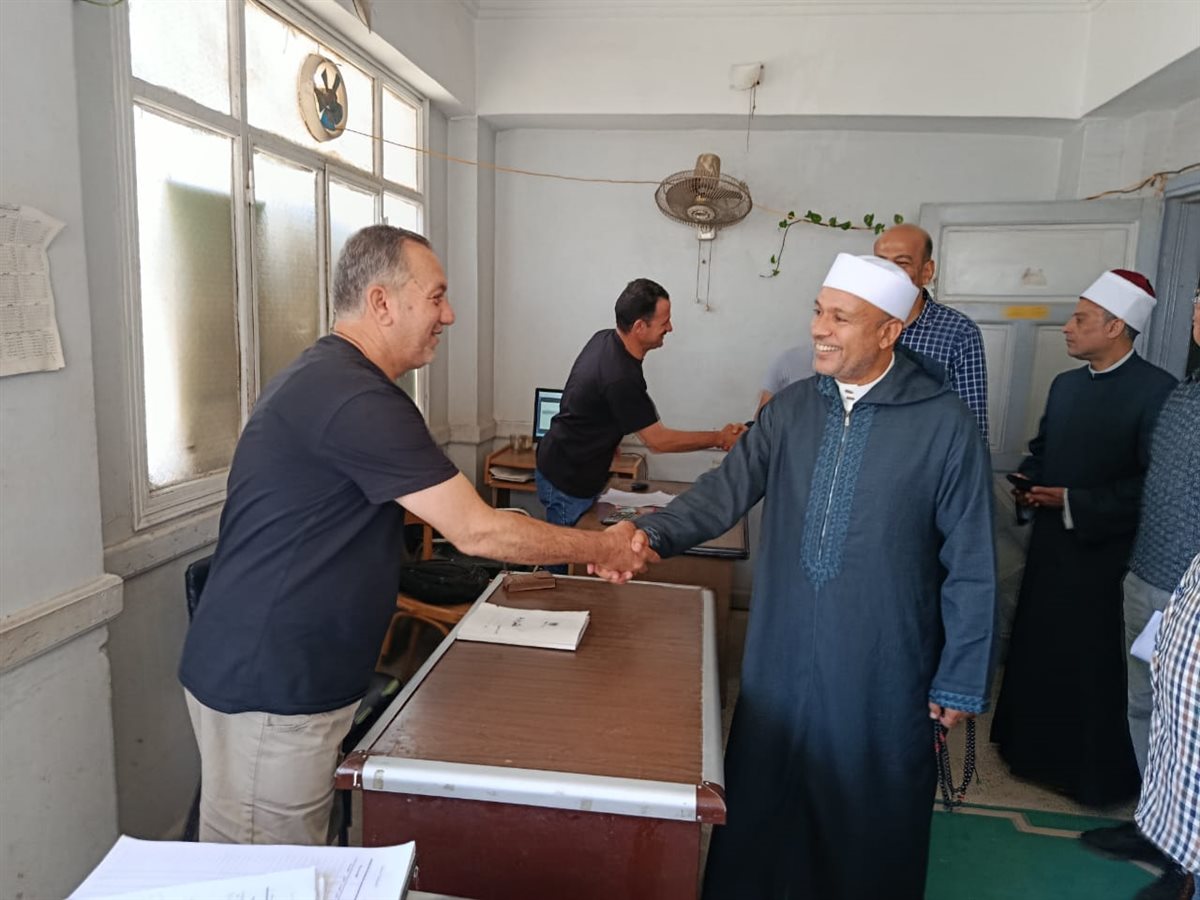 جانب من جولة وكيل وزارة الأوقاف في محافظة الإسماعيلية،فيتو