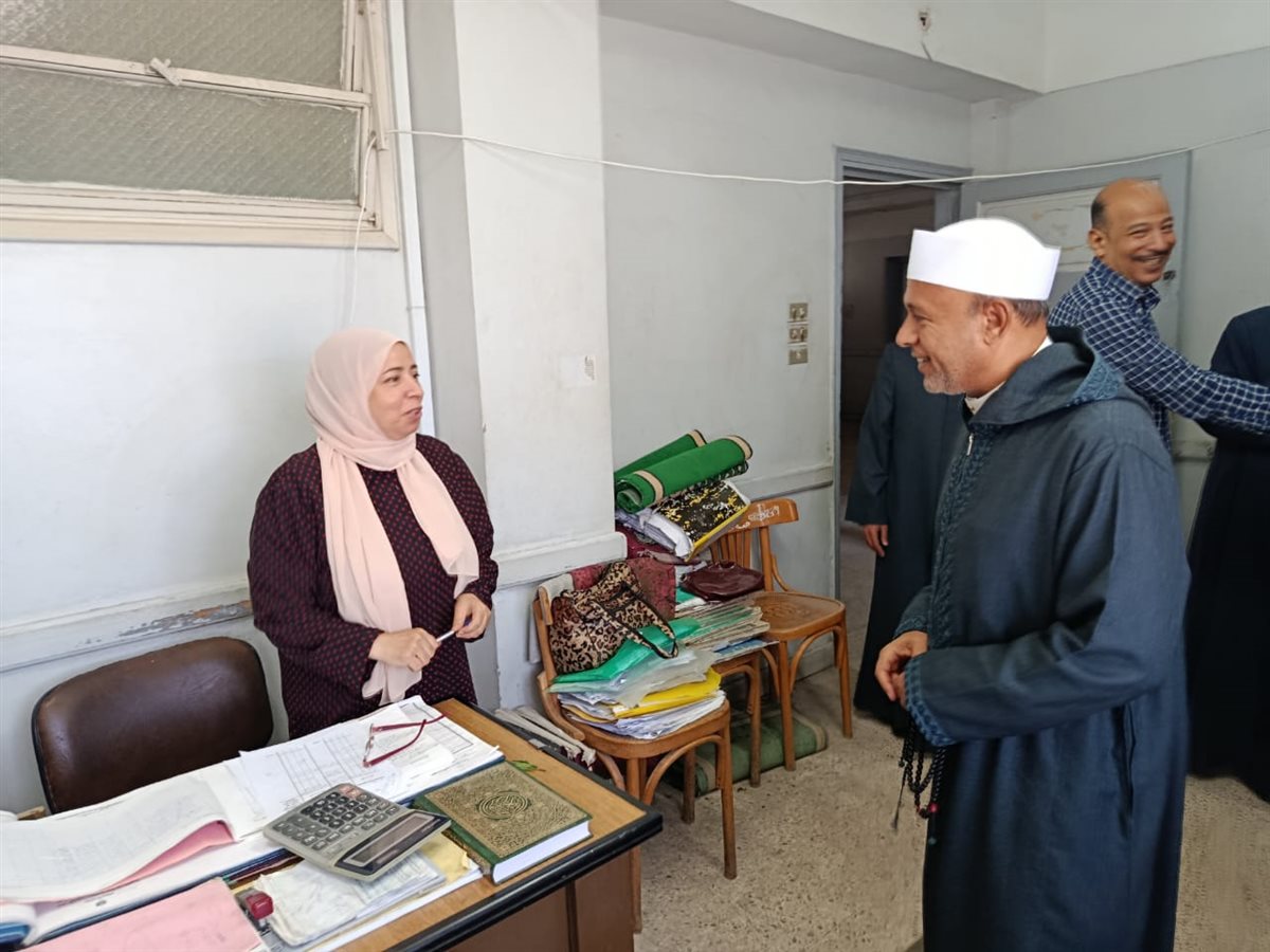 جانب من جولة وكيل وزارة الأوقاف في محافظة الإسماعيلية،فيتو