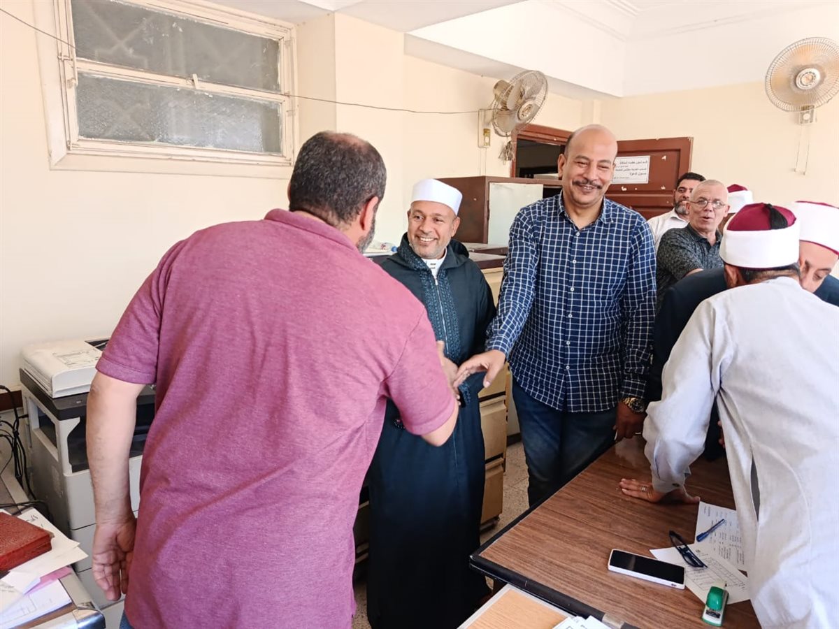 جانب من جولة وكيل وزارة الأوقاف في محافظة الإسماعيلية،فيتو