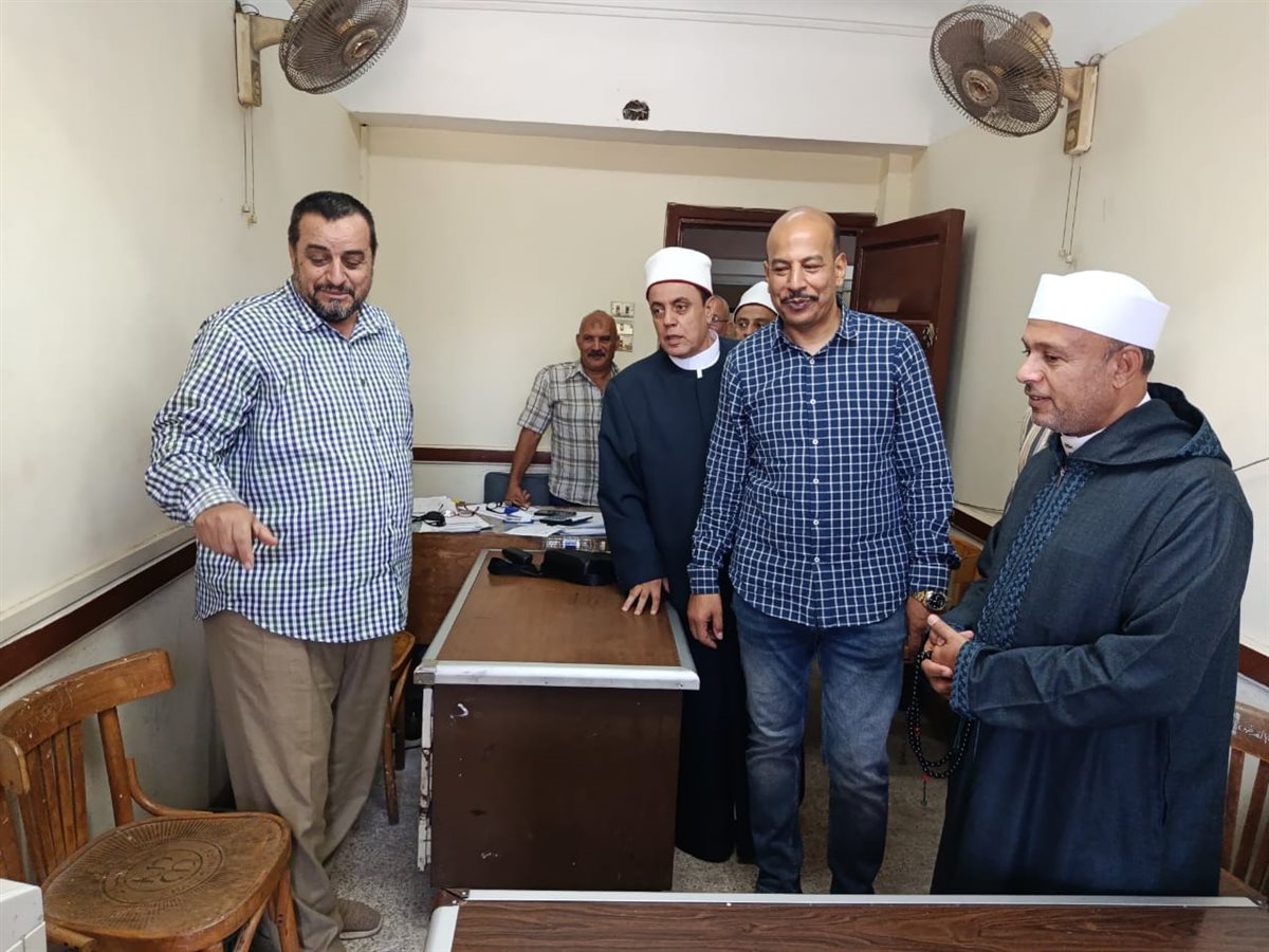 جانب من جولة وكيل وزارة الأوقاف في محافظة الإسماعيلية،فيتو