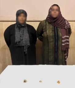 ضبط سيدتين سرقتا مشغولات ذهبية من محل مجوهرات بأسلوب المغافلة في كفر الشيخ
