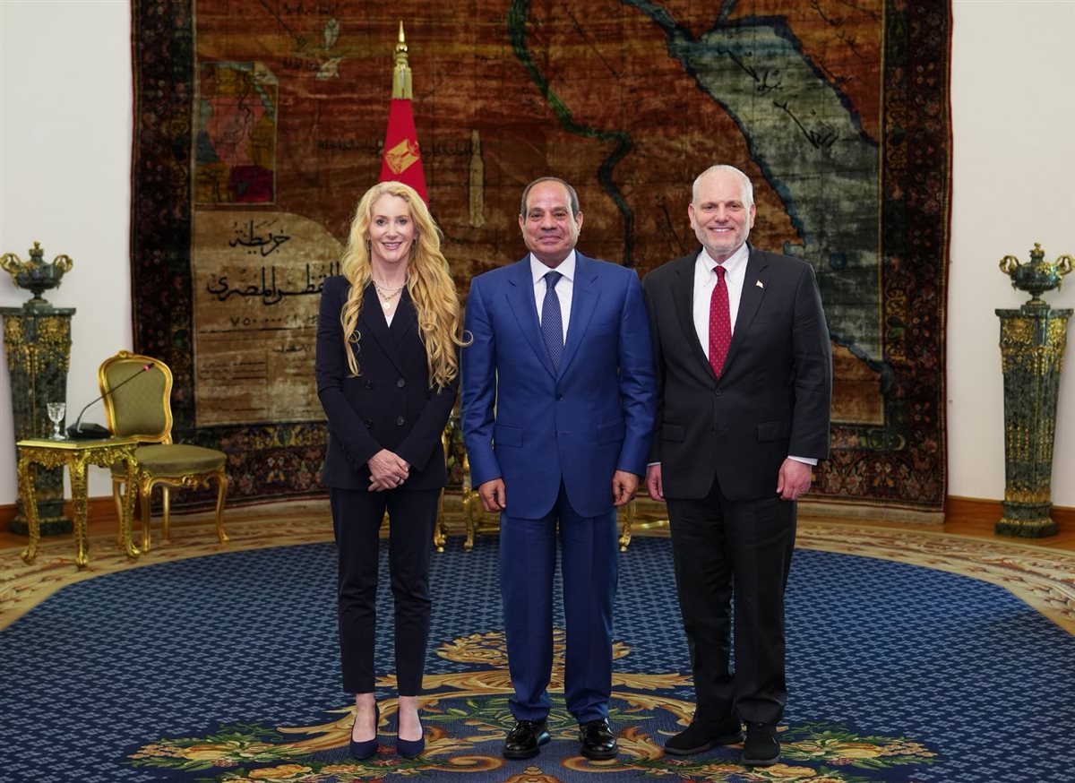 لقاء السيسي ووفد مؤتمر رؤساء المنظمات اليهودية الأمريكية الكبرى