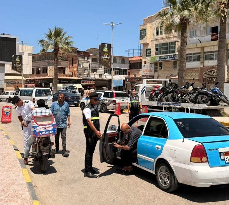 حملات مرورية مكبرة لضبط الشوارع في دمياط