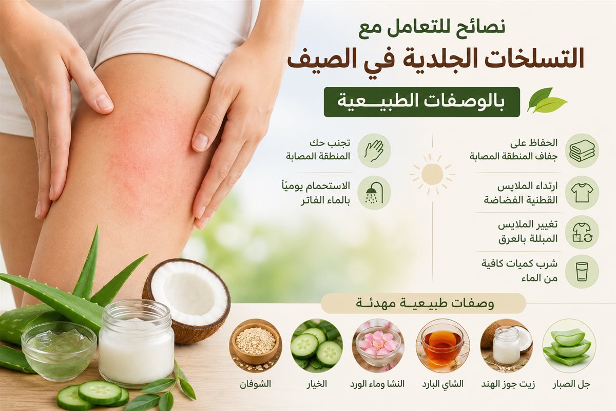 نصائح للتعامل مع التسلخات الجلدية