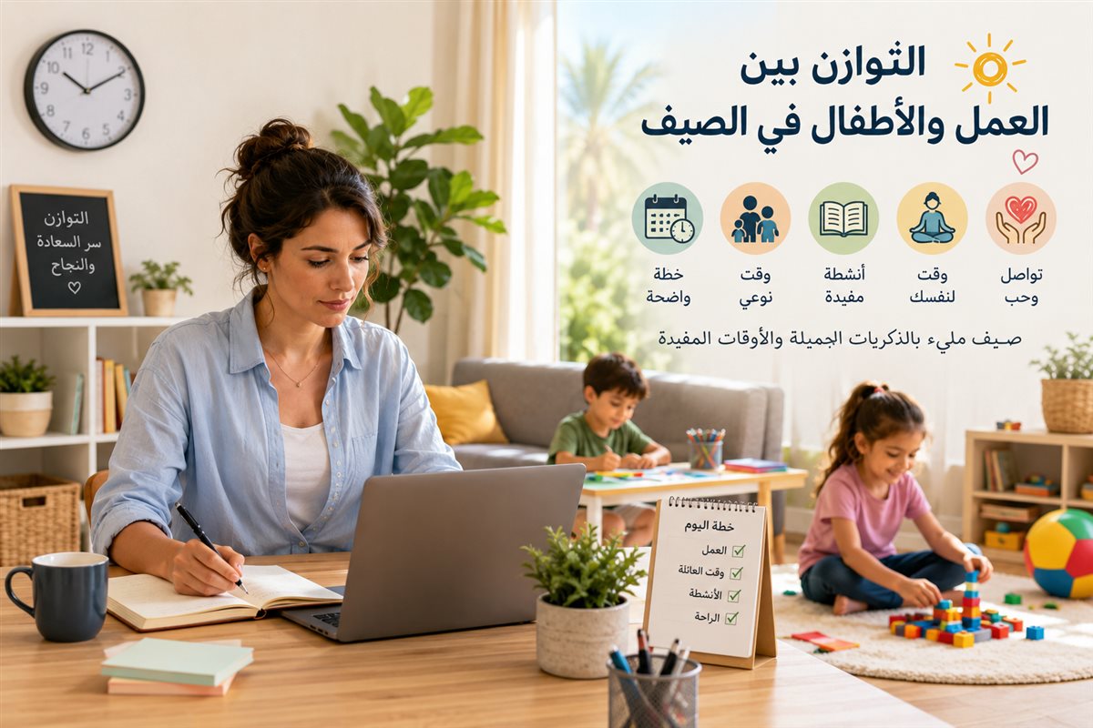 التوازن بين العمل والبيت