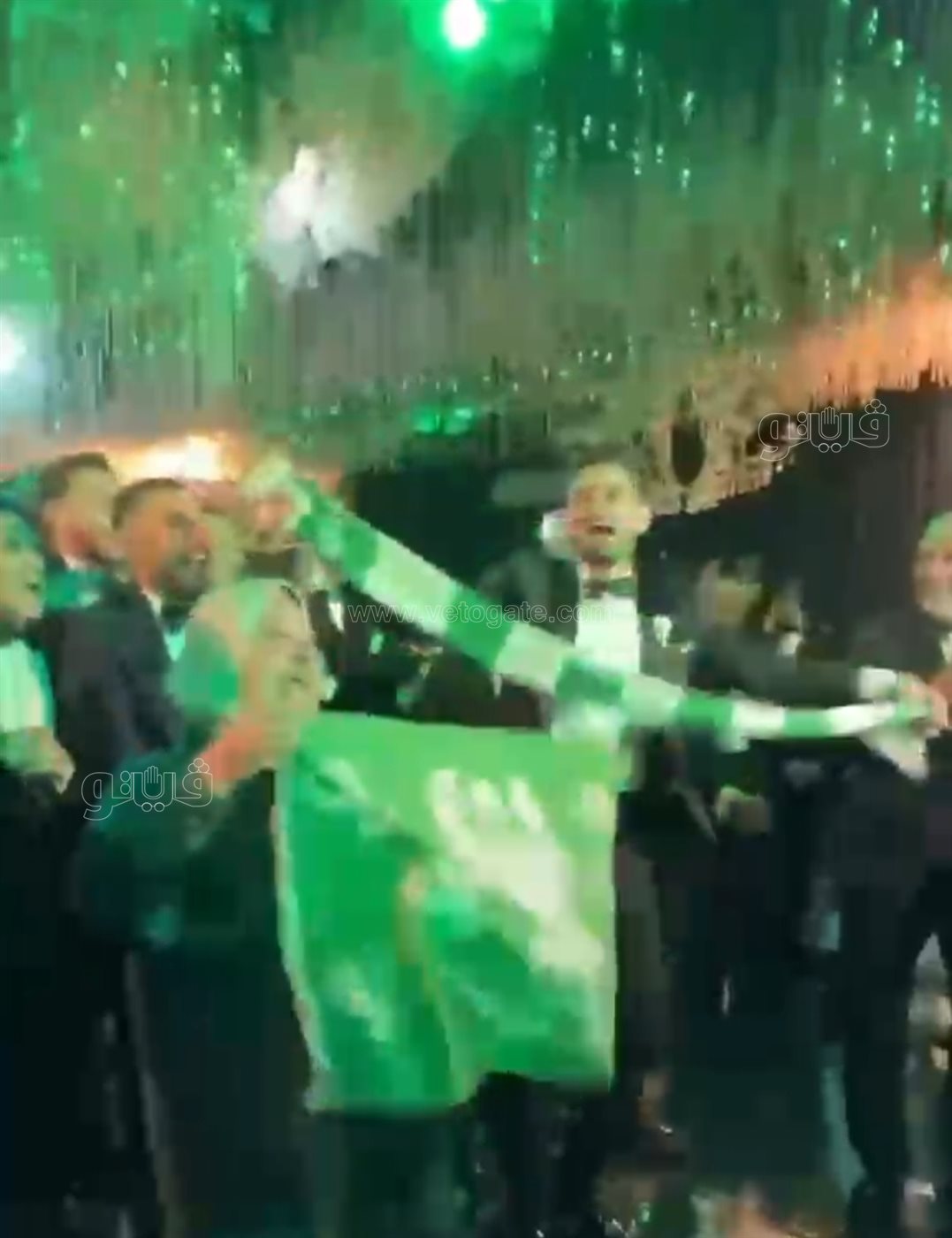 تحول حفل زفاف داخل قاعة ببورسعيد إلى احتفال بتتويج المصري بكأس الرابطة