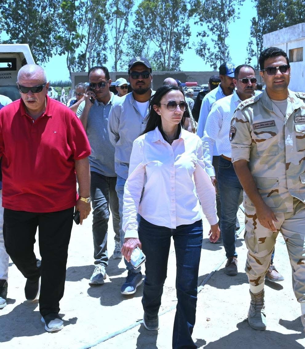 محافظ البحيرة بتفقد أعمال محطة معالجة الصرف الصحي بأبو الشقاف، فيتو