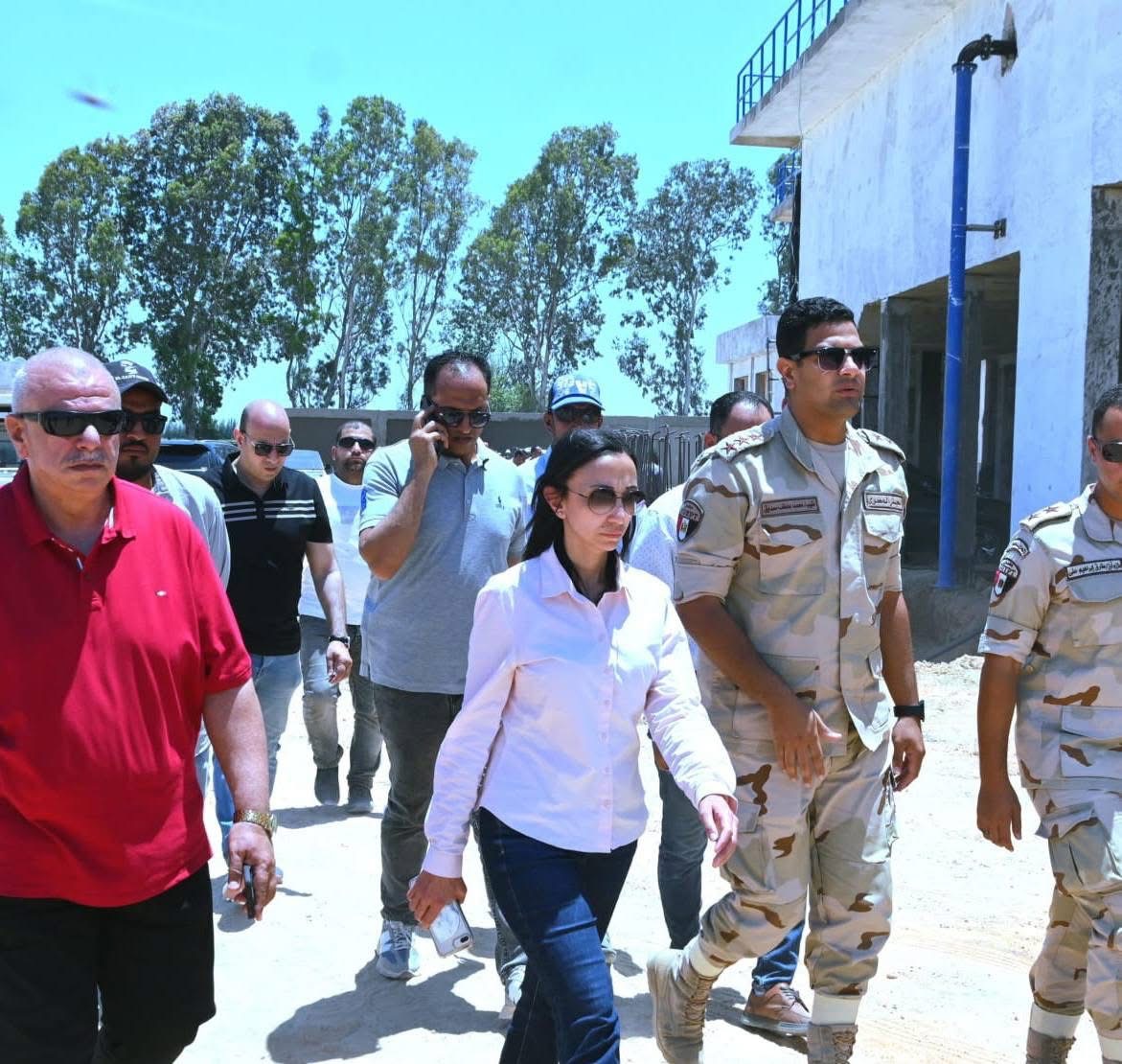 محافظ البحيرة بتفقد أعمال محطة معالجة الصرف الصحي بأبو الشقاف، فيتو