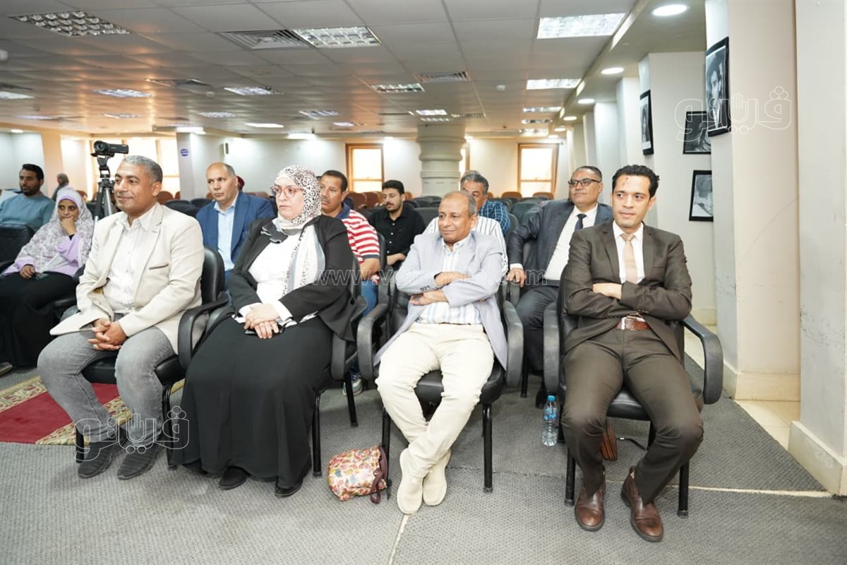 ورشة العمل التي نظمها المركز القومي لبحوث المياه بمكتبة مصر العامة