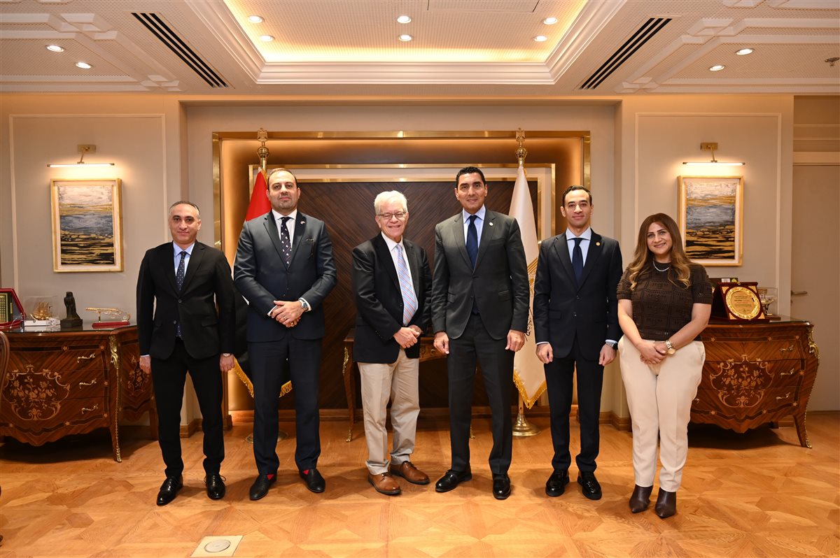 لقاء جوهر نبيل مع السفير الأمريكي