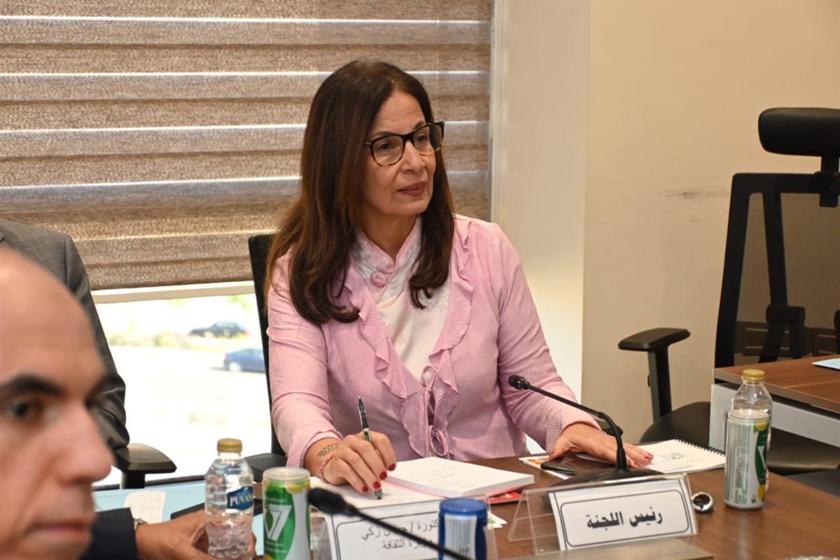 وزيرة الثقافة في اجتماع لجنة الدفاع والأمن القومي بمجلس النواب