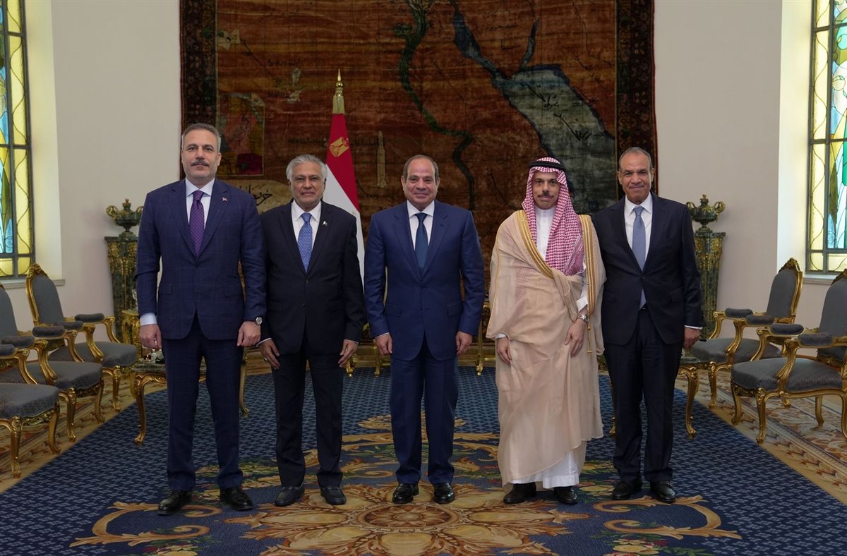 مباحثات السيسي مع وزراء خارجية باكستان وتركيا والسعودية